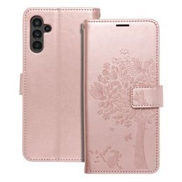 Puzdro / obal na Samsung Galaxy A13 5G staroružová strom - kniha Forcell MEZZO