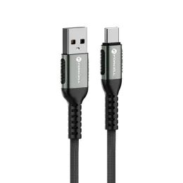 Kabel typ USB / USB-C QC4.0 3A 66W, 3 m - černý Forcell F-ENERGY