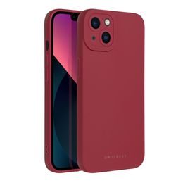Obal / kryt na Apple iPhone 13 červený - Roar Round Corner Magnetic Flip Case
