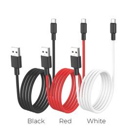 Kabel Micro USB s prodlouženou koncovkou 1m černý