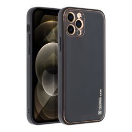 Obal / kryt na Apple iPhone 12 Pro černý - Forcell Leather