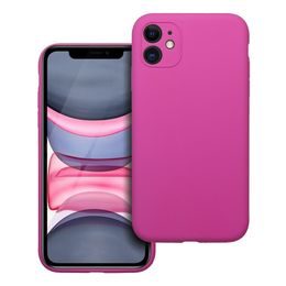 Obal / kryt na Apple iPhone 11 růžový - SILICONE 2mm