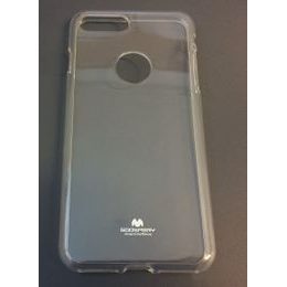 Obal / kryt na Apple iPhone 7 Plus / iPhone 8 Plus průhledný (otvor na logo) - Jelly Case Mercury