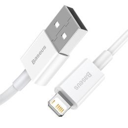 Kabel USB na Apple, Lightning 8-pin, 2,4A, 1m, černý - Baseus