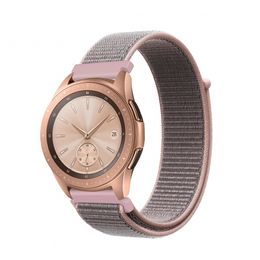 Nylonový univerzální řemínek na hodinky 22 mm růžový - COTECi