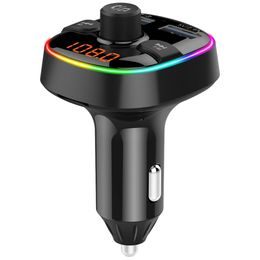 Transmiter FM MP3 bluetooth 5.0 + čtečka karet TF + 2xUSB QC3.0 BC52L