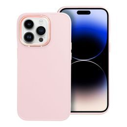 Obal / kryt na Apple iPhone 14 Pro růžový - FRAME