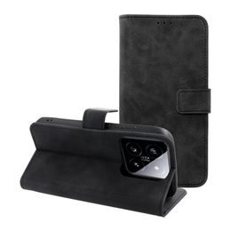 Pouzdro / obal na Xiaomi 14 černý - knížkový Forcell TENDER