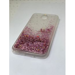 Obal / kryt pre Samsung Galaxy J7 2017 ružový s trblietkami - SAND Case