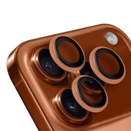 Tvrzené / ochranné sklo fotoaparátu Apple iPhone 17 Pro/17 Pro Max oranžová - OBAL:ME