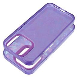 Obal / kryt na Apple iPhone 12 mini fialový - Frame case