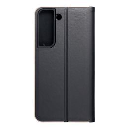 Puzdro / obal pre Samsung Galaxy S22 čierne - kniha Forcell LUNA