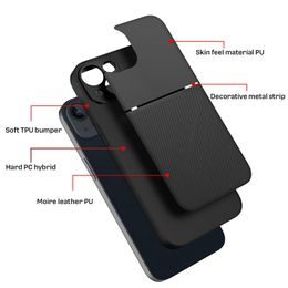Pouzdro / obal na Apple iPhone 15 Pro Max zlaté - knížkový Dual Pocket