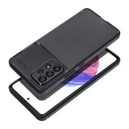 Obal / kryt na Samsung Galaxy A54 5G černý - CARBON Premium Case