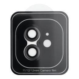 Tvrzené / ochranné sklo fotoaparátu Apple iPhone 11 / Apple iPhone 12 mini černý - PROTECTOR 9H