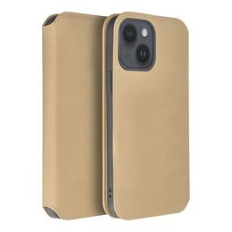 Puzdro / obal na Apple iPhone 15 zlaté - kniha Dual Pocket