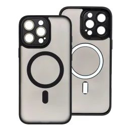 Obal / kryt na Apple iPhone 15 růžový s MagSafe - FULL MATTE MAG COVER