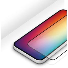 Tvrdené / ochranné sklo Apple iPhone 15 Plus čierne - Bestsuit Flexibilné hybridné sklo 5D