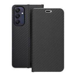 Pouzdro / obal na Samsung Galaxy A25 5G černé - knížkové LUNA Book Carbon