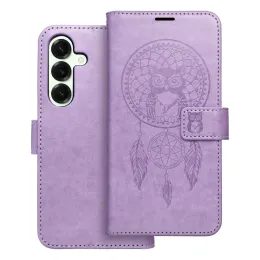 Pouzdro / obal Samsung Galaxy S25 Plus fialové - knížkové Mezzo