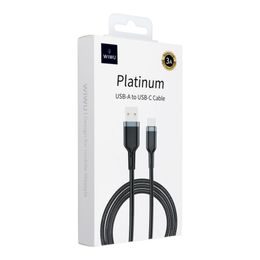 Datový kabel USB-A / USB-C 3A 1,2m černý - WiWU Platinum