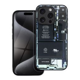 Obal / kryt na Apple iPhone 15 Pro černý - Tech case