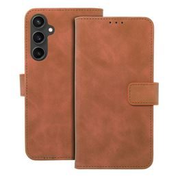 Puzdro / obal na Samsung Galaxy S23 FE hnedé - kniha TENDER