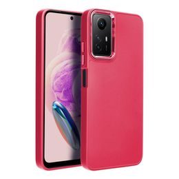 Obal / kryt na Xiaomi Redmi Note 12S červený - Frame case