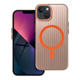 Obal / kryt na Apple iPhone 13 růžový - SIMPLE MagSafe