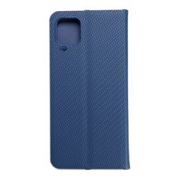 Pouzdro / obal na Samsung Galaxy A12 modré - knížkové Luna Carbon