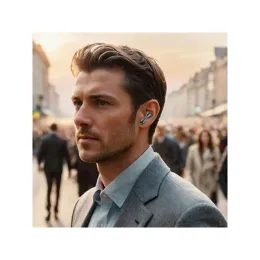 Bezdrátová Sluchátka Guess Elongated Metallic ENC TWS černá