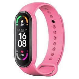 Silikónový remienok FIXED Strap pre Xiaomi Mi Band 5 / 6 ružový