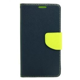 Puzdro / obal pre Huawei Y625 modré / limetkové - kniha Fancy Book