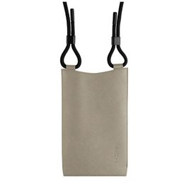 Taštička přes rameno s kapsou FIXED Verona s černou šňůrkou pro mobilní telefony do 7", červená