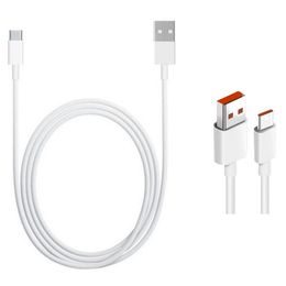 Datový kabel USB-A na USB-C 6A 1m bílý - Xiaomi Original (Bulk)