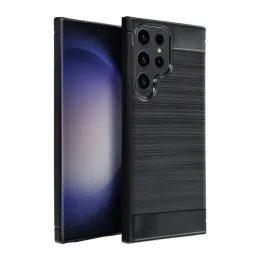 Obal / kryt na Samsung Galaxy S25 Plus černý - carbon case
