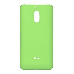 Obal / kryt na Nokia 6 2017 limetkový - Roar Colorful Jelly Case