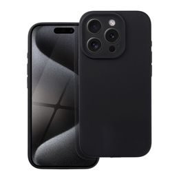Obal / kryt na Apple iPhone 15 Pro černý - Silicone Case 2mm