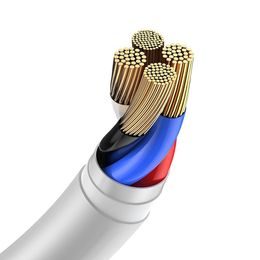 Kabel USB na Apple, Lightning 8-pin, 2,4A, 1m, černý - Baseus