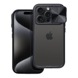 Obal / kryt na Apple iPhone XR čierne - SLIDER
