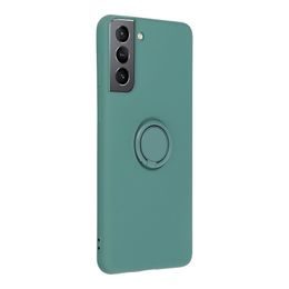 Obal / kryt pre Samsung Galaxy A13 (4G) zelený - Forcell Silikónový krúžok