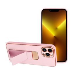 Obal / kryt na Apple iPhone 13 PRO růžový - Forcell LEATHER