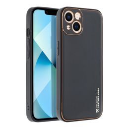 Obal / kryt na Apple iPhone 14 ( 6.1 ) černý Forcell LEATHER