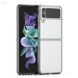 Obal / kryt pre Samsung Galaxy Z flip 3 5G transparentný - Forcell FOCUS Case