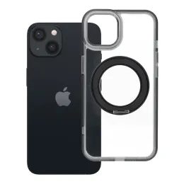 Obal / kryt na Apple iPhone 13 černý - Frame Circle Stand