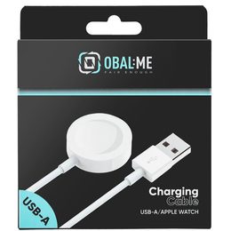 Nabíjecí kabel USB-A pro Apple Watch 1m bílý - OBAL:ME