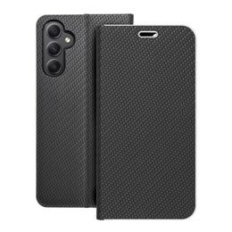 Pouzdro / obal na Samsung Galaxy A34 5G černý - knížkový Forcell Carbon