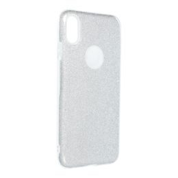 Obal / kryt na Apple iPhone XS Max strieborný - Forcell SHINING
