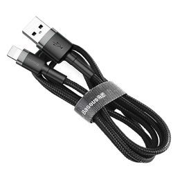 Kabel USB na Apple, Lightning 8-pin, 2,4A, 1m, černý - Baseus