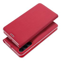 Pouzdro / obal na Samsung Galaxy A52 5G / A52 LTE ( 4G ) / A52s 5G červené - knížkové Luna Book Case